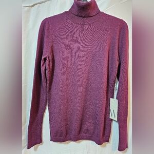 NWT *Worthington womens M turtle neck cotton blend sweater (L)